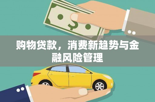 徽州购物贷款，消费新趋势与金融风险管理