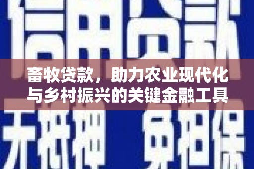 徽州畜牧贷款，助力农业现代化与乡村振兴的关键金融工具