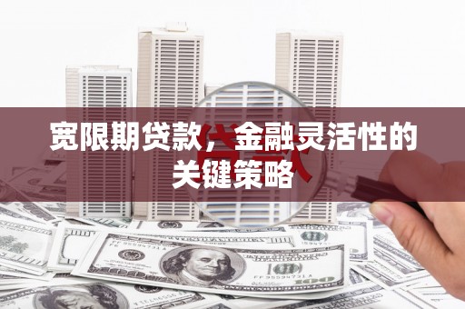 徽州宽限期贷款，金融灵活性的关键策略