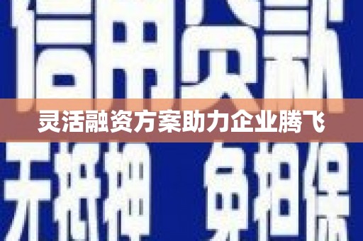 徽州灵活融资方案助力企业腾飞