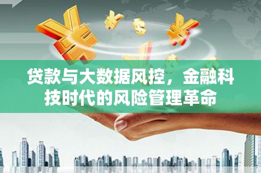 徽州贷款与大数据风控，金融科技时代的风险管理革命