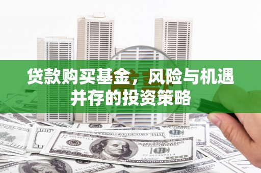 徽州贷款购买基金，风险与机遇并存的投资策略