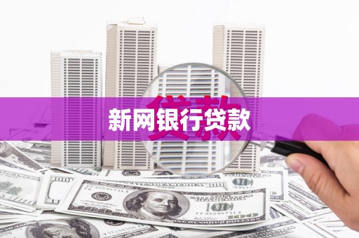 徽州新网银行贷款