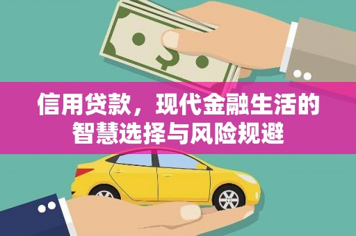 徽州信用贷款，现代金融生活的智慧选择与风险规避