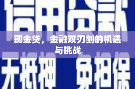 徽州现金贷，金融双刃剑的机遇与挑战