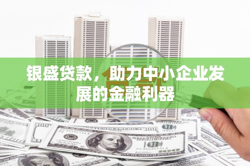 徽州银盛贷款，助力中小企业发展的金融利器