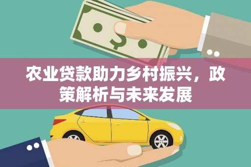 徽州农业贷款助力乡村振兴，政策解析与未来发展