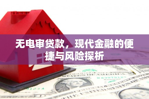 徽州无电审贷款，现代金融的便捷与风险探析