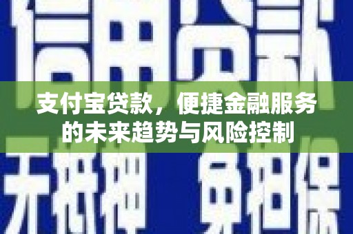 徽州支付宝贷款，便捷金融服务的未来趋势与风险控制