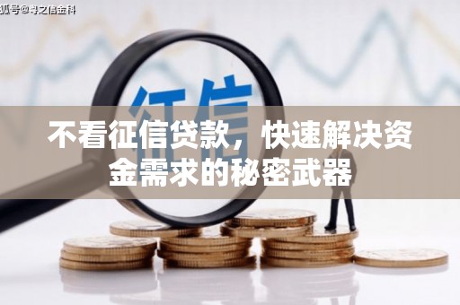 徽州不看征信贷款，快速解决资金需求的秘密武器