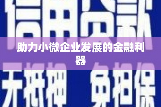 徽州助力小微企业发展的金融利器