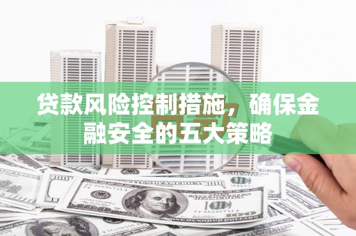 徽州贷款风险控制措施，确保金融安全的五大策略