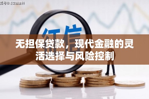 徽州无担保贷款，现代金融的灵活选择与风险控制