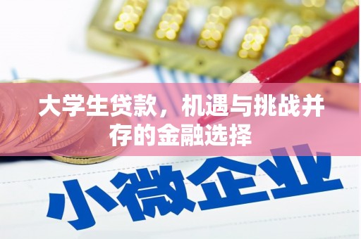 徽州大学生贷款，机遇与挑战并存的金融选择