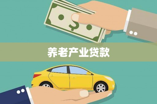 徽州养老产业贷款