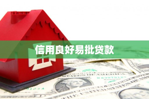 徽州信用良好易批贷款