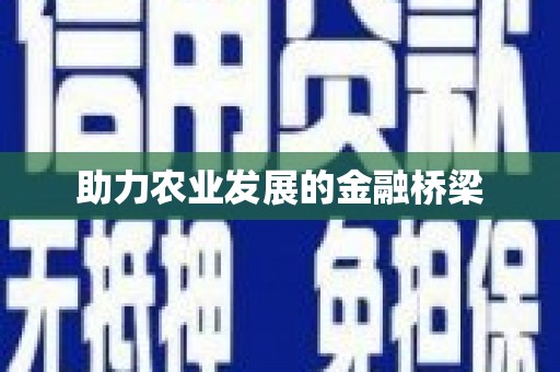 徽州助力农业发展的金融桥梁