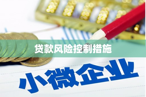 徽州贷款风险控制措施